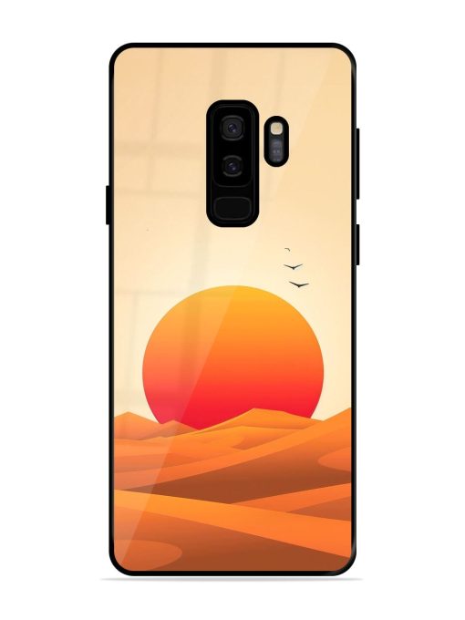 Desert Sunset Glossy Soft Edge Case for Samsung Galaxy S9 Plus Chachhi