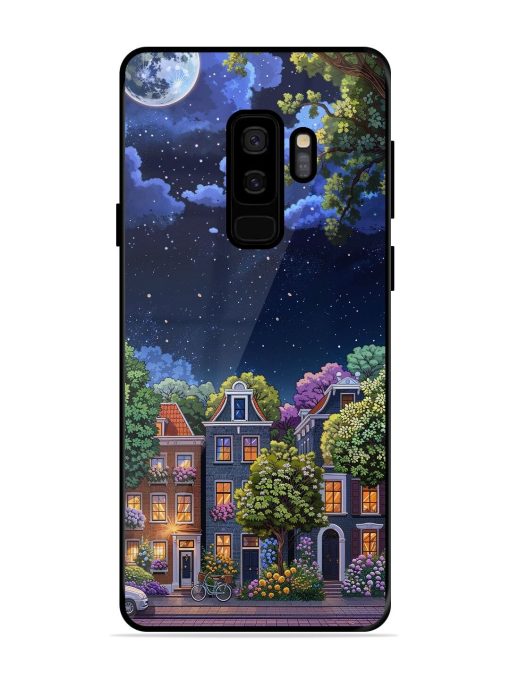 Moonlit Streets Glossy Soft Edge Case for Samsung Galaxy S9 Plus Chachhi