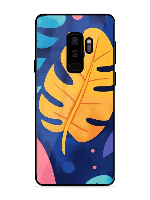 Tropical Tapestry Glossy Soft Edge Case for Samsung Galaxy S9 Plus Chachhi