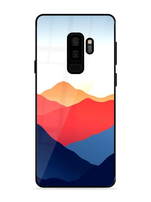 Sunset Peaks Glossy Soft Edge Case for Samsung Galaxy S9 Plus Chachhi