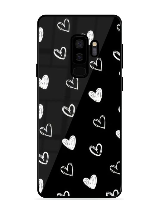 Scattered Hearts Glossy Soft Edge Case for Samsung Galaxy S9 Plus Chachhi