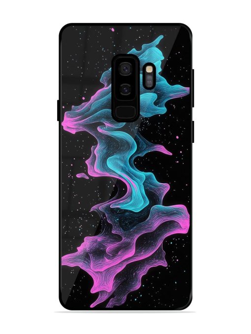 Cosmic Currents Glossy Soft Edge Case for Samsung Galaxy S9 Plus Chachhi