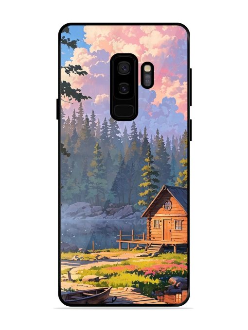 Lakeside Serenity Glossy Soft Edge Case for Samsung Galaxy S9 Plus Chachhi