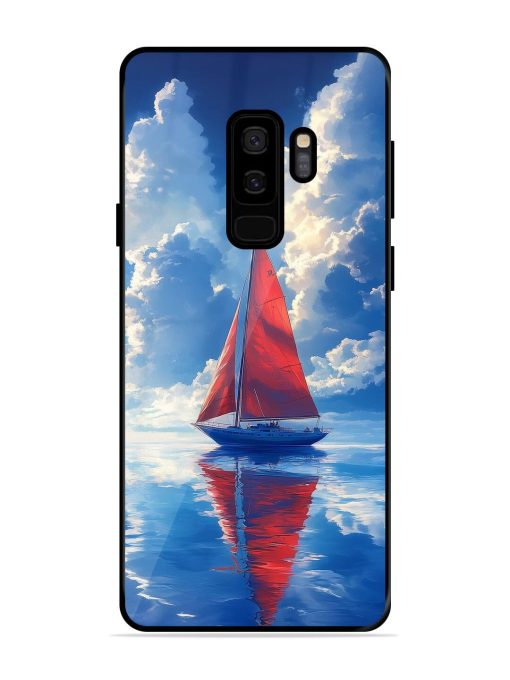 Crimson Sails Glossy Soft Edge Case for Samsung Galaxy S9 Plus Chachhi