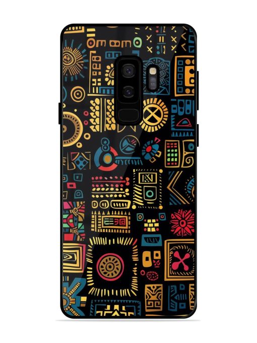 Tribal Tapestry Glossy Soft Edge Case for Samsung Galaxy S9 Plus Chachhi