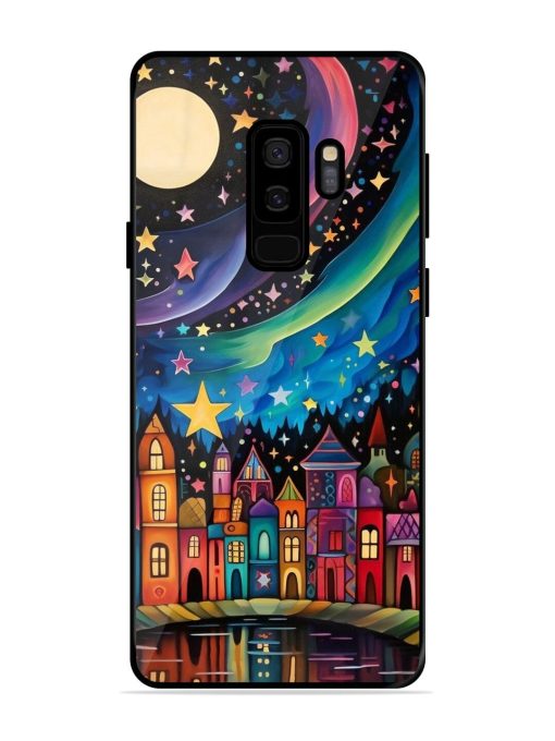 Starlit Village Glossy Soft Edge Case for Samsung Galaxy S9 Plus Chachhi