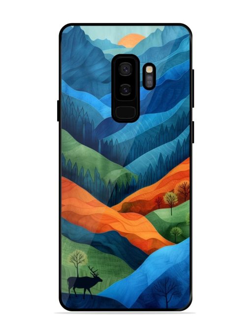 Layers Of The Land Glossy Soft Edge Case for Samsung Galaxy S9 Plus Chachhi