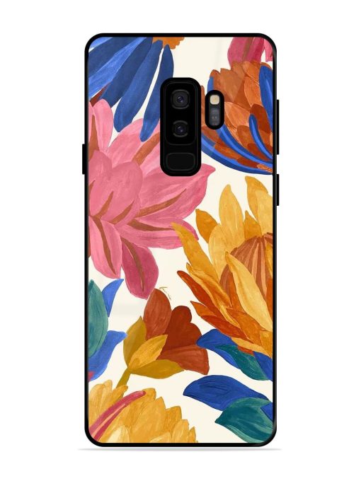 Blooming Tapestry Glossy Soft Edge Case for Samsung Galaxy S9 Plus Chachhi