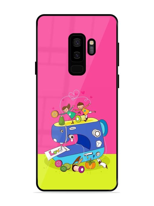 Sew Cute Glossy Soft Edge Case for Samsung Galaxy S9 Plus