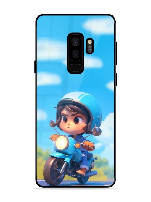 Little Rider Glossy Soft Edge Case for Samsung Galaxy S9 Plus Chachhi