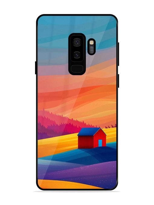 Sunset Solitude Glossy Soft Edge Case for Samsung Galaxy S9 Plus Chachhi