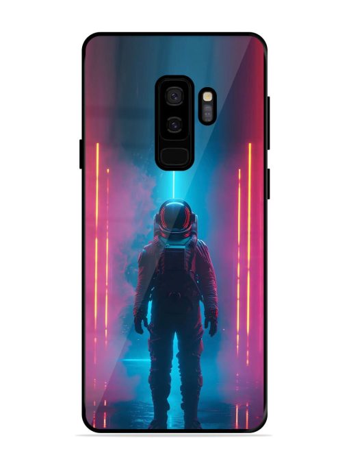 Neon Astronaut Glossy Soft Edge Case for Samsung Galaxy S9 Plus Chachhi