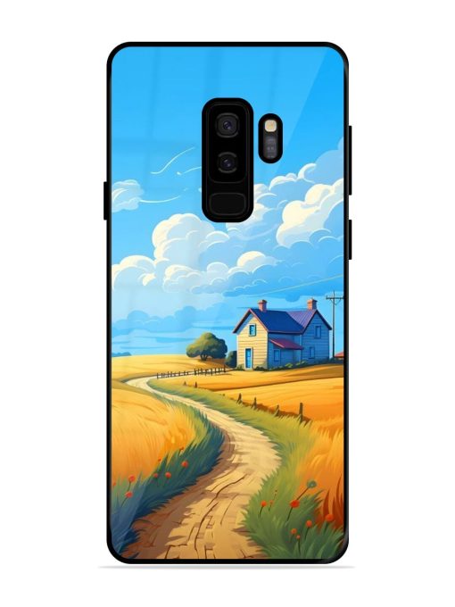 Countryside Cottage Glossy Soft Edge Case for Samsung Galaxy S9 Plus Chachhi