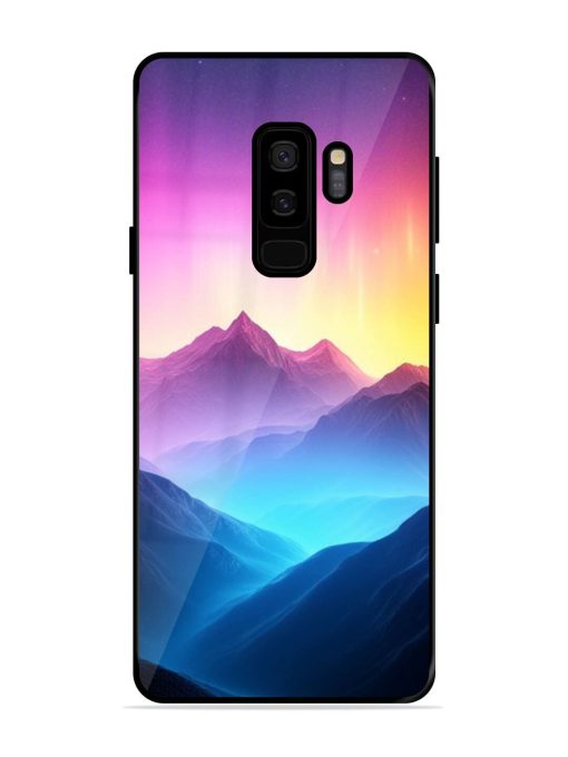 Cosmic Mountains Glossy Soft Edge Case for Samsung Galaxy S9 Plus Chachhi