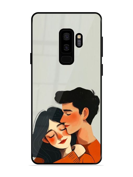 Craft Couples Glossy Soft Edge Case for Samsung Galaxy S9 Plus Chachhi