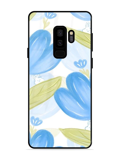 Bunny'S Blue Garden Glossy Soft Edge Case for Samsung Galaxy S9 Plus Chachhi