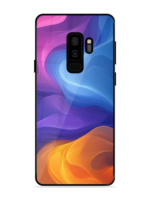 Cosmic Currents Glossy Soft Edge Case for Samsung Galaxy S9 Plus Chachhi