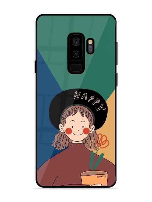 Happy Momo Glossy Soft Edge Case for Samsung Galaxy S9 Plus Chachhi