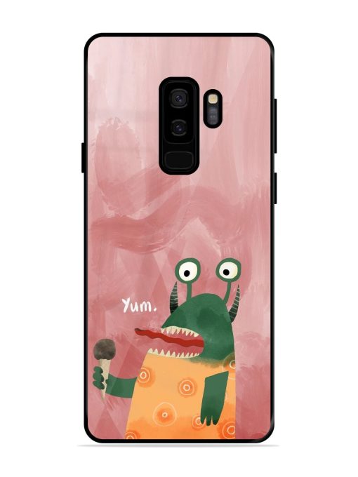 Hungry Monster Glossy Soft Edge Case for Samsung Galaxy S9 Plus Chachhi