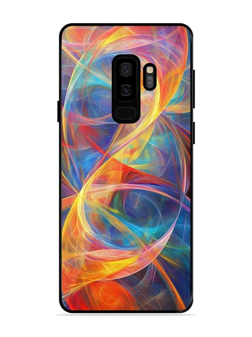 Cosmic Currents Glossy Soft Edge Case for Samsung Galaxy S9 Plus Chachhi