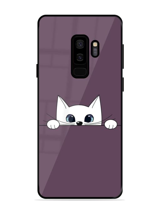 Peek-A-Boo Kitty Glossy Soft Edge Case for Samsung Galaxy S9 Plus Chachhi