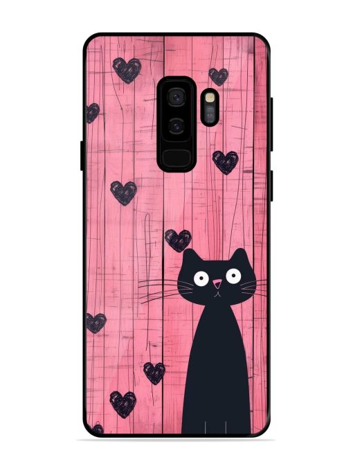 Feline Valentine'S Day Glossy Soft Edge Case for Samsung Galaxy S9 Plus Chachhi