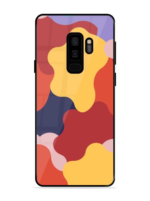 Gooey Color Chaos Glossy Soft Edge Case for Samsung Galaxy S9 Plus Chachhi