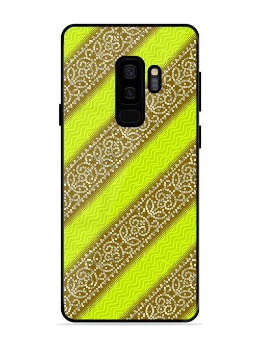 Golden Bandana Bliss Glossy Soft Edge Case for Samsung Galaxy S9 Plus Chachhi