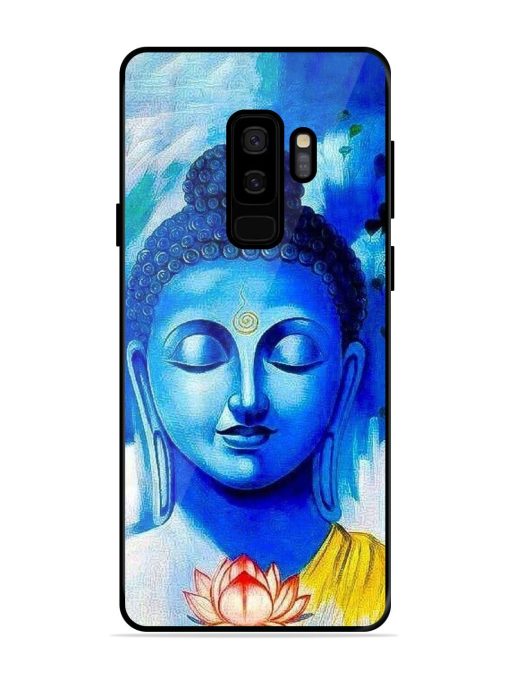 Serene Buddha With Lotus Glossy Soft Edge Case for Samsung Galaxy S9 Plus Chachhi