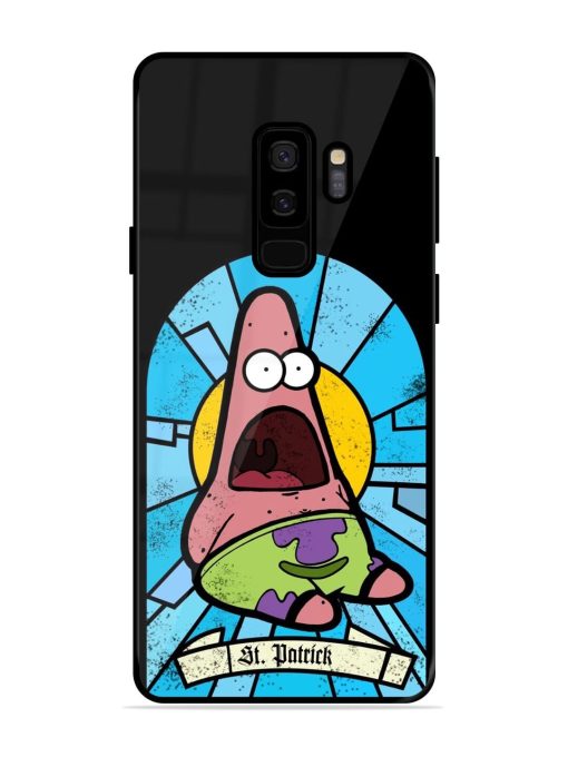 St. Patrick'S Day Stained Glass Patrick Star Glossy Soft Edge Case for Samsung Galaxy S9 Plus Chachhi