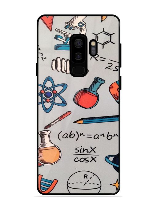 Science Doodle Delight Glossy Soft Edge Case for Samsung Galaxy S9 Plus Chachhi