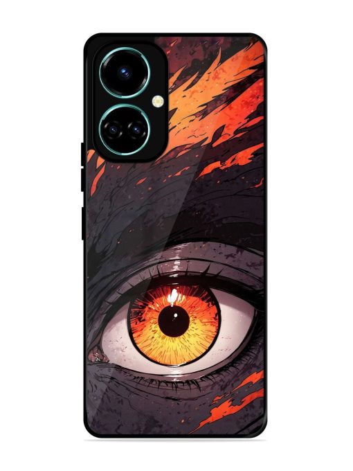 Inferno Gaze Glossy Soft Edge Case for Tecno Camon 19 Chachhi