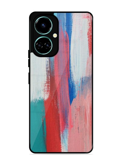 Colorful Chaos Glossy Soft Edge Case for Tecno Camon 19 Chachhi