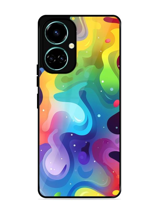 Rainbow River Glossy Soft Edge Case for Tecno Camon 19