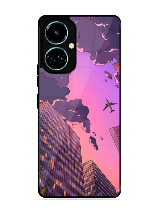 Urban Twilight Glossy Soft Edge Case for Tecno Camon 19 Chachhi