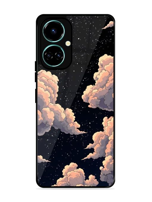 Starry Night Dreams Glossy Soft Edge Case for Tecno Camon 19