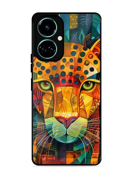 Mosaic Majesty Glossy Soft Edge Case for Tecno Camon 19 Chachhi