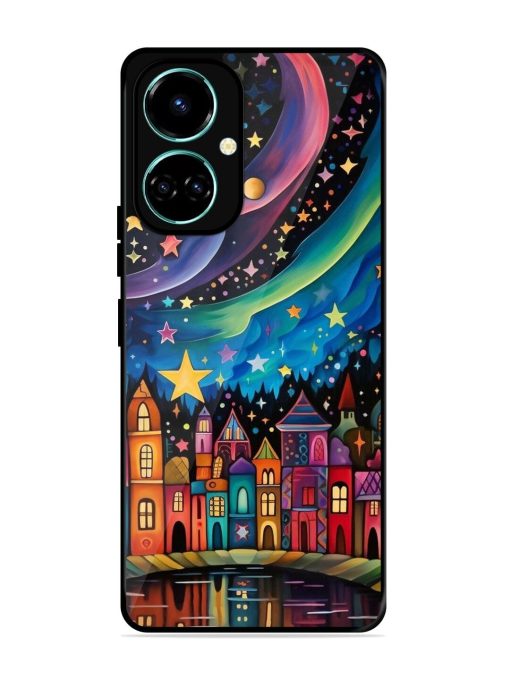 Starlit Village Glossy Soft Edge Case for Tecno Camon 19 Chachhi