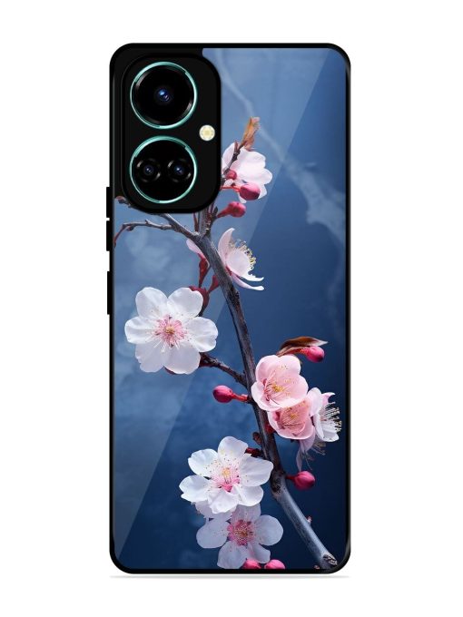 Delicate Blossoms Glossy Soft Edge Case for Tecno Camon 19 Chachhi