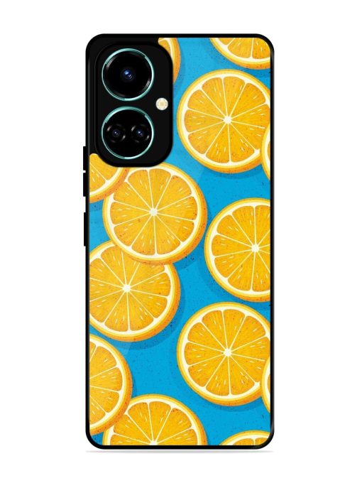 Citrus Symphony Glossy Soft Edge Case for Tecno Camon 19 Chachhi