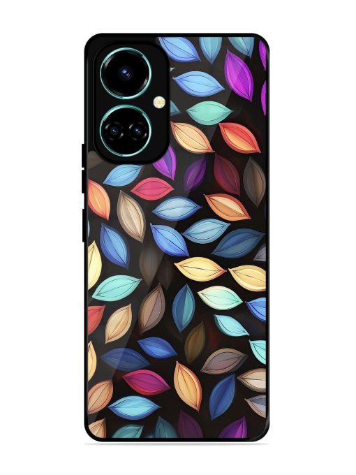 Colorful Kaleidoscope Glossy Soft Edge Case for Tecno Camon 19 Chachhi