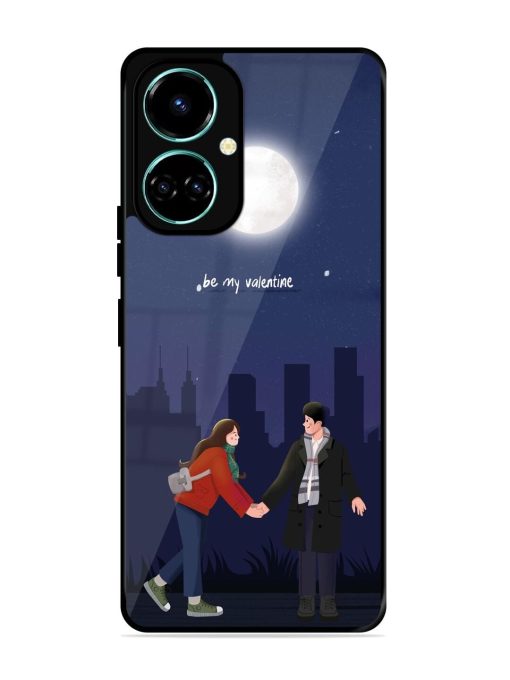 Moonlight Proposal Glossy Soft Edge Case for Tecno Camon 19 Chachhi