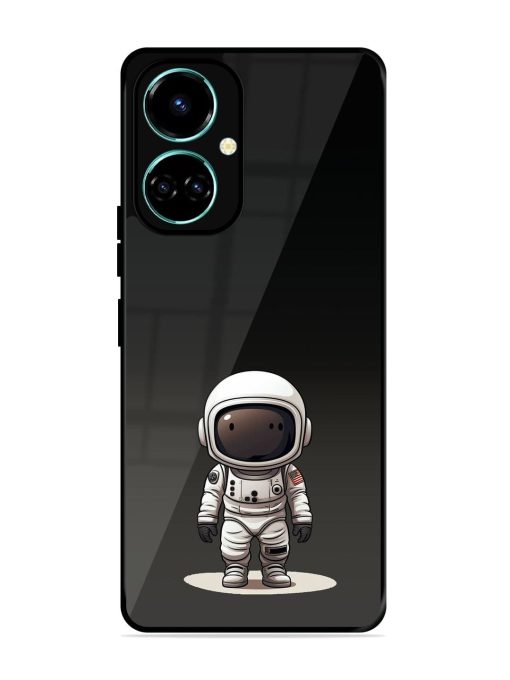 Neon Astronaut Glossy Soft Edge Case for Tecno Camon 19 Chachhi