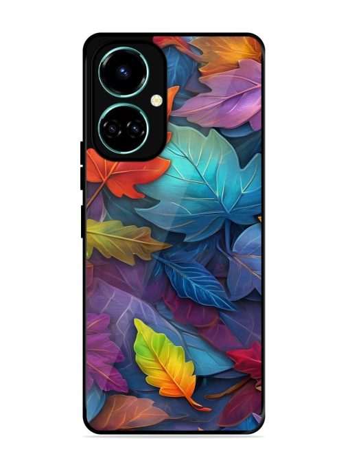 Autumn'S Embrace Glossy Soft Edge Case for Tecno Camon 19 Chachhi