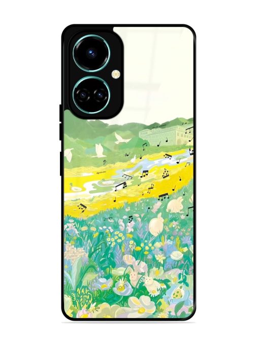 Melody In Bloom Glossy Soft Edge Case for Tecno Camon 19 Chachhi