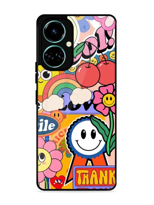 Good Times Good Vibes Glossy Soft Edge Case for Tecno Camon 19