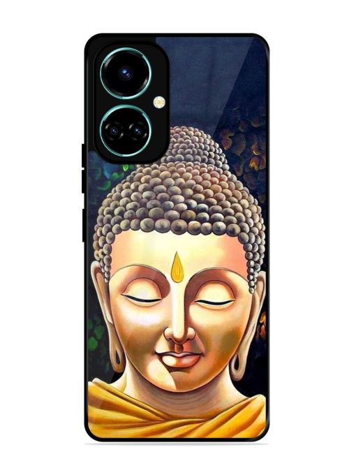 Buddha Face Glossy Soft Edge Case for Tecno Camon 19 Chachhi