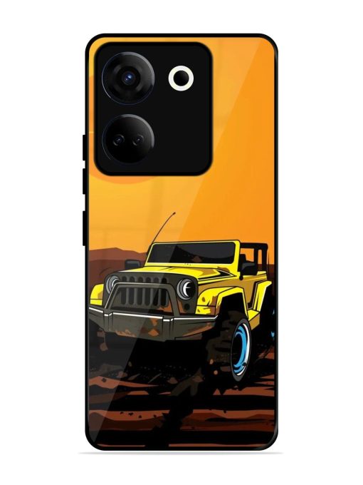 Sunset Cruise Glossy Soft Edge Case for Tecno Camon 20 Chachhi