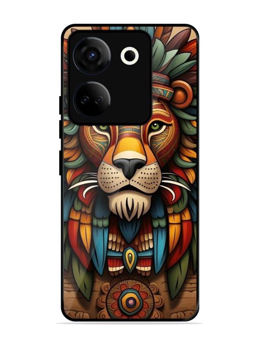 Aztec Majesty Glossy Soft Edge Case for Tecno Camon 20 Chachhi