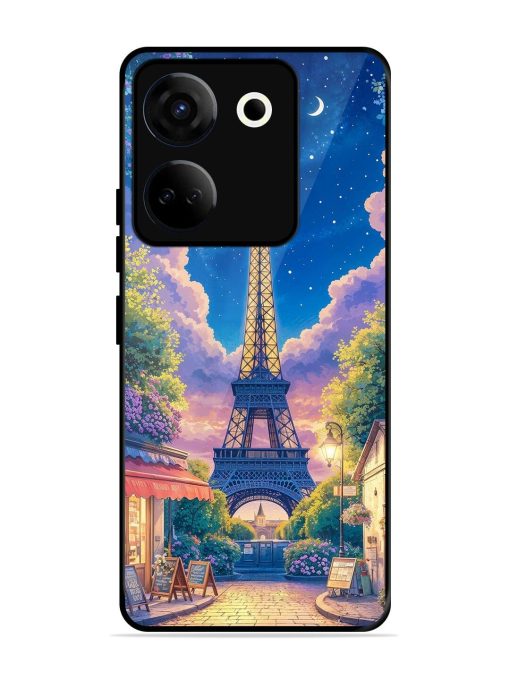 Twilight In Paris Glossy Soft Edge Case for Tecno Camon 20 Chachhi